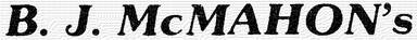 B.J. McMahon's